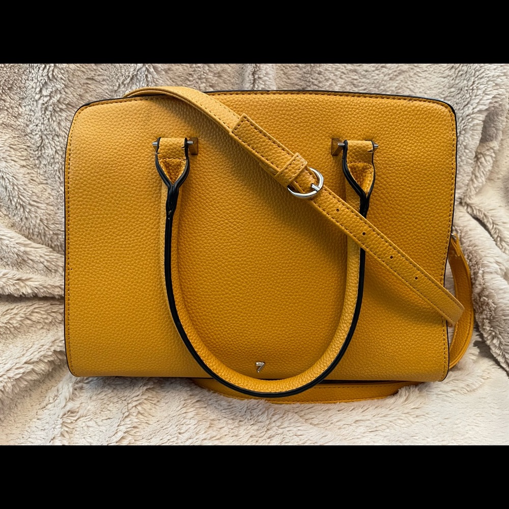 7 SevenDays Yellow Handbag Purse